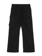 Pantaloni per bambino C.P. Company Kids nero con applicazione sulla gamba - Rubino Kids