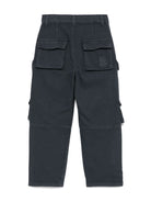 Pantaloni per bambino Douuod Kids grigio modello cargo dritti - Rubino Kids