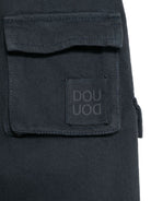 Pantaloni per bambino Douuod Kids grigio modello cargo dritti - Rubino Kids