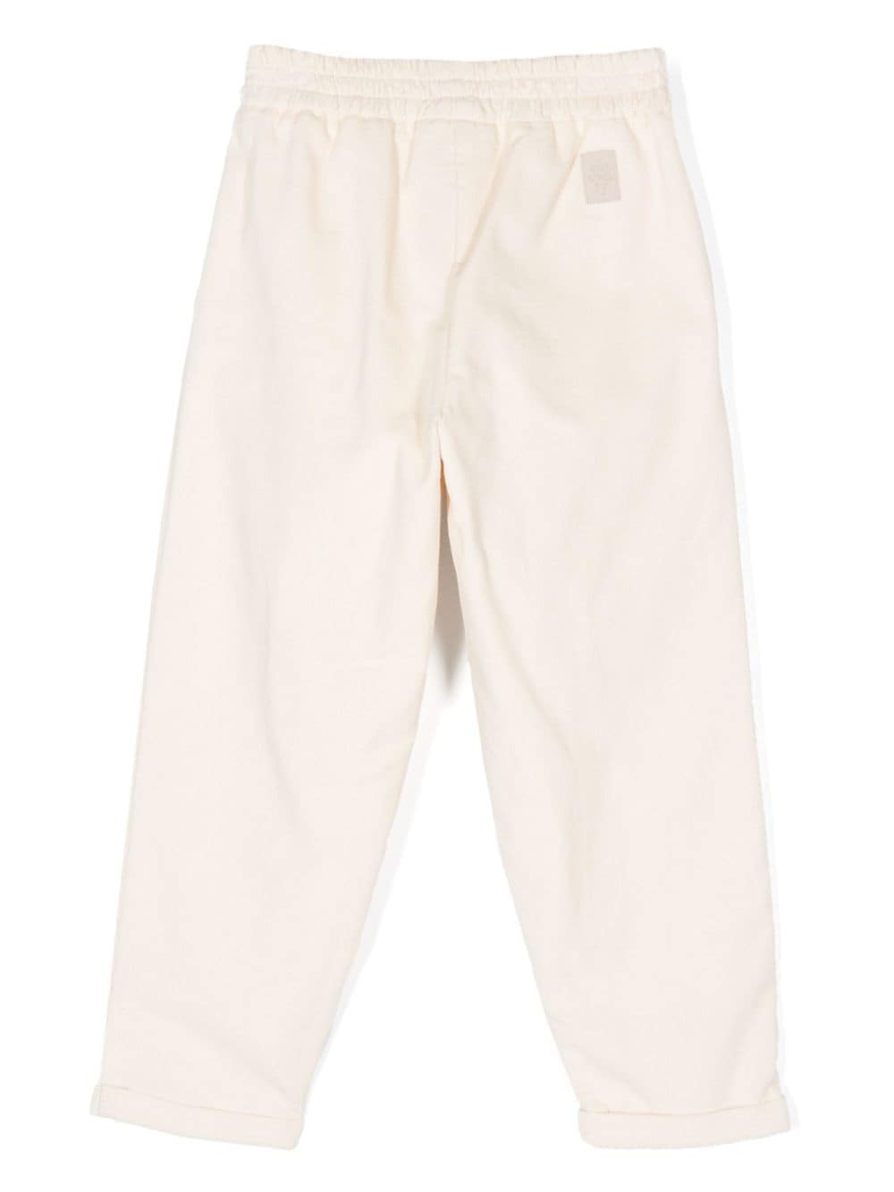 Pantaloni per bambino Eleventy Kids beige con velluto a coste - Rubino Kids