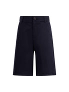 Pantaloni per bambino Fendi Kids blu con dettaglio logo sul retro - Rubino Kids