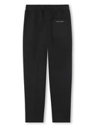 Pantaloni per bambino Givenchy Kids nero ceremony con taglio dritto - Rubino Kids