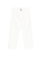 Pantaloni per bambino Paolo Pecora Kids bianchi con tasche - Rubino Kids