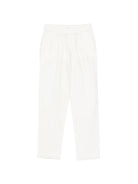 Pantaloni per bambino Trussardi Junior beige con vita elasticizzata - Rubino Kids