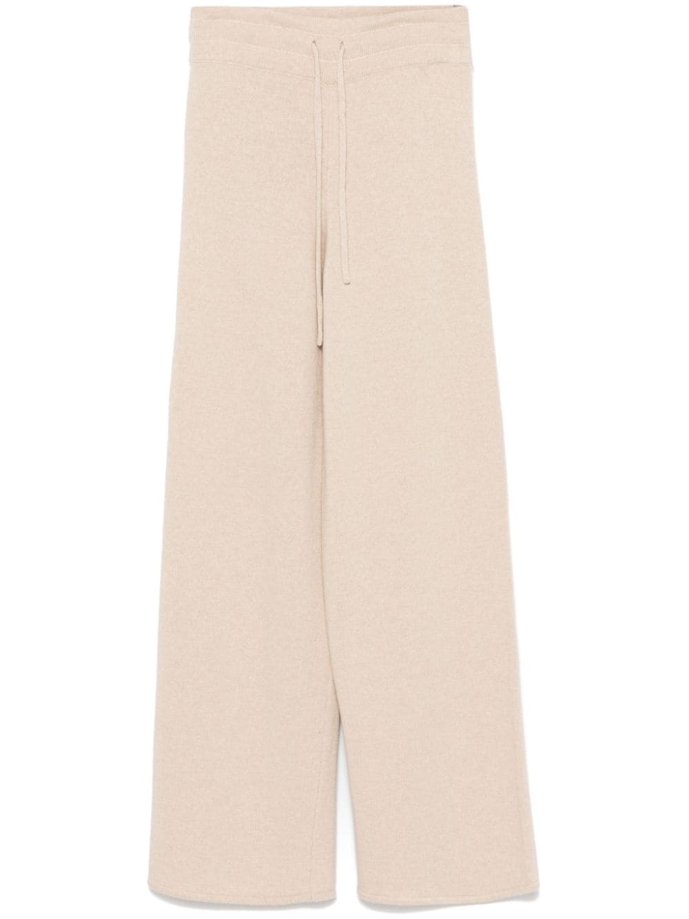 Pantaloni per donna MC2 Saint Barth Cambon beige lavorato a maglia - Rubino Kids