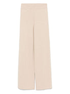 Pantaloni per donna MC2 Saint Barth Cambon beige lavorato a maglia - Rubino Kids