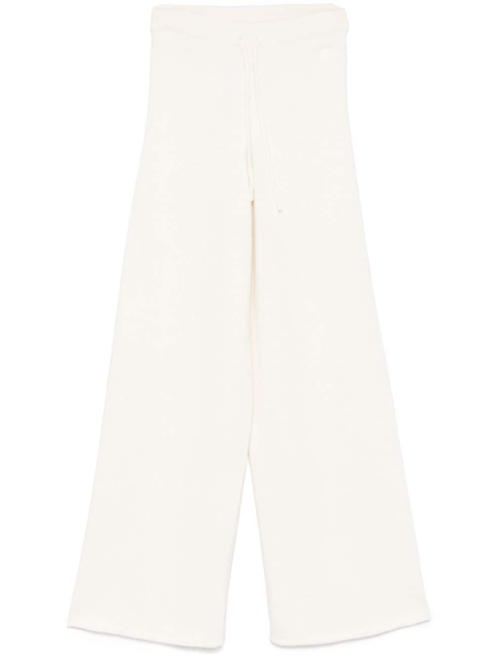 Pantaloni per donna MC2 Saint Barth Cambon bianco con ricamo sul retro - Rubino Kids