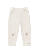 Pantaloni per neonata Donsje bianchi con decorazione coniglio - Rubino Kids