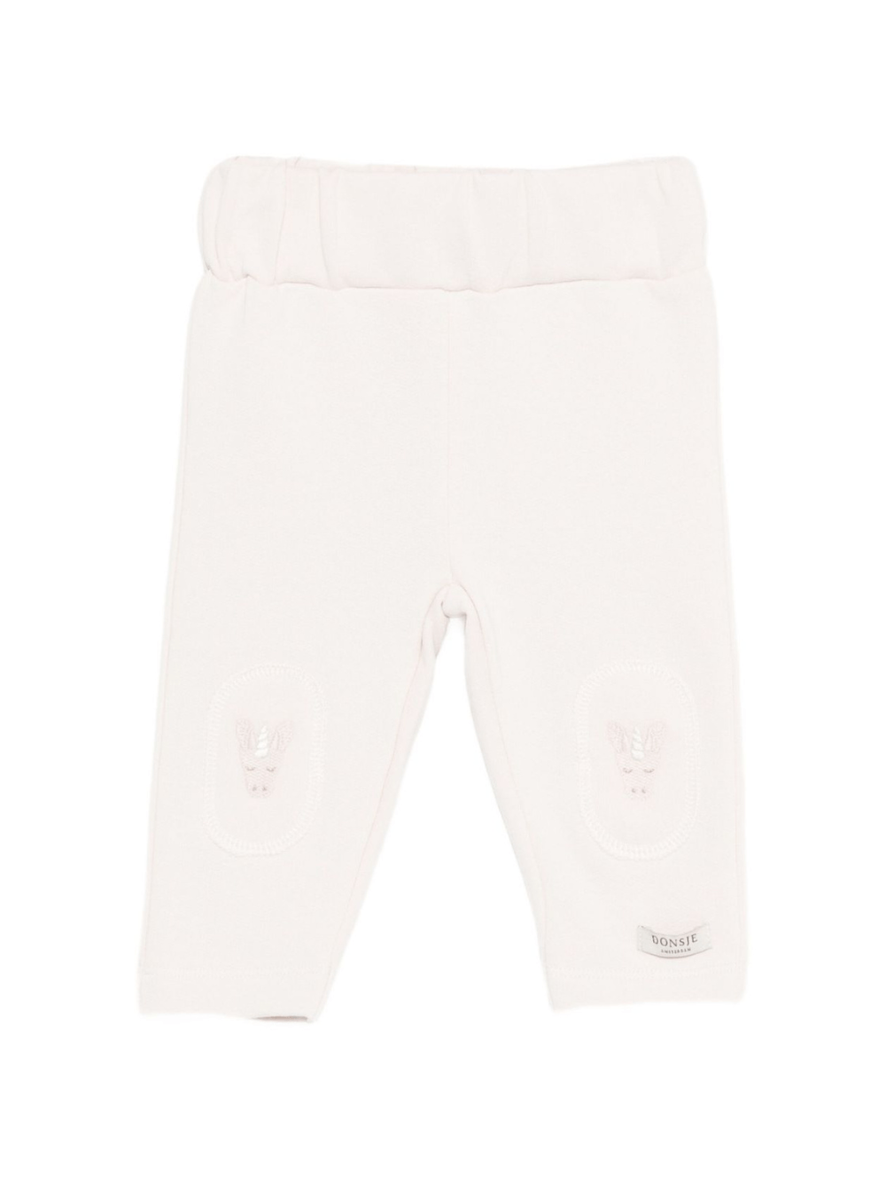 Pantaloni per neonata Donsje bianchi con motivo unicorno - Rubino Kids