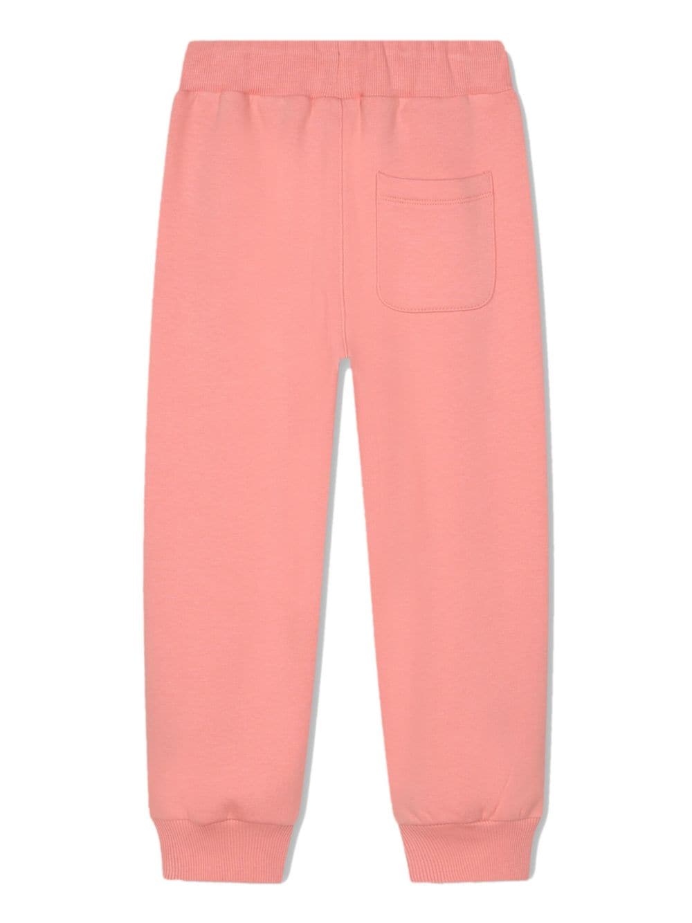 Pantaloni rosa per bambina sportivi con stampa Kenzo Kids - Rubino Kids