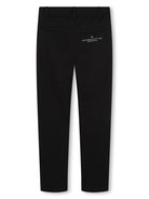 Pantaloni sartoriali per bambino Givenchy Kids nero a vita media - Rubino Kids