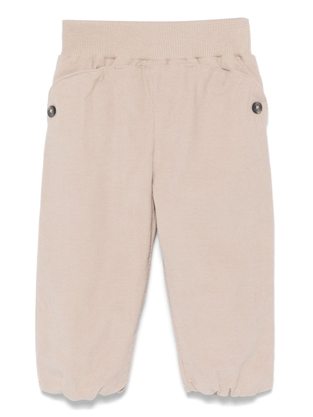 Pantaloni slim da neonato Tartine Et Chocolat beige con design slip - on - Rubino Kids