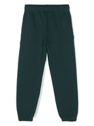 Pantaloni sportivi Adan per bambino Molo verde con logo laterale - Rubino Kids