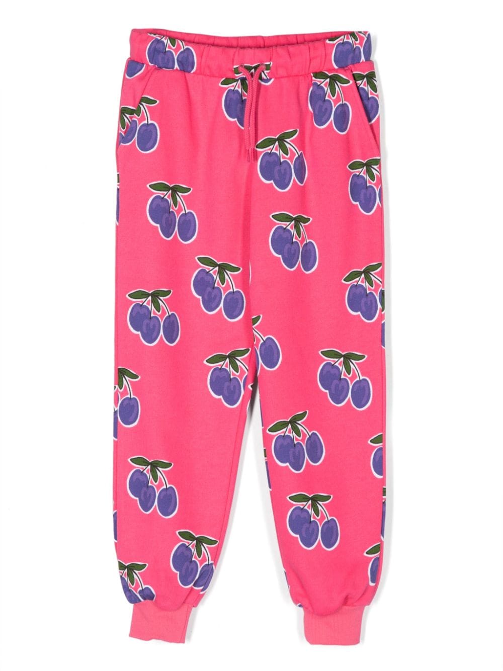 Pantaloni sportivi Angry Cat in cotone biologico - Rubino Kids