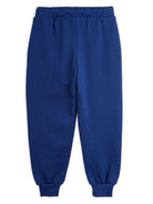 Pantaloni sportivi blu per bambina con logo Mini Rodini - Rubino Kids