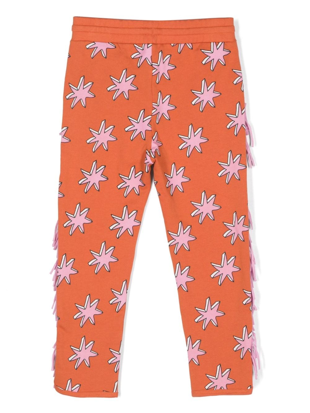 Pantaloni sportivi Bright Stars con frange - Rubino Kids