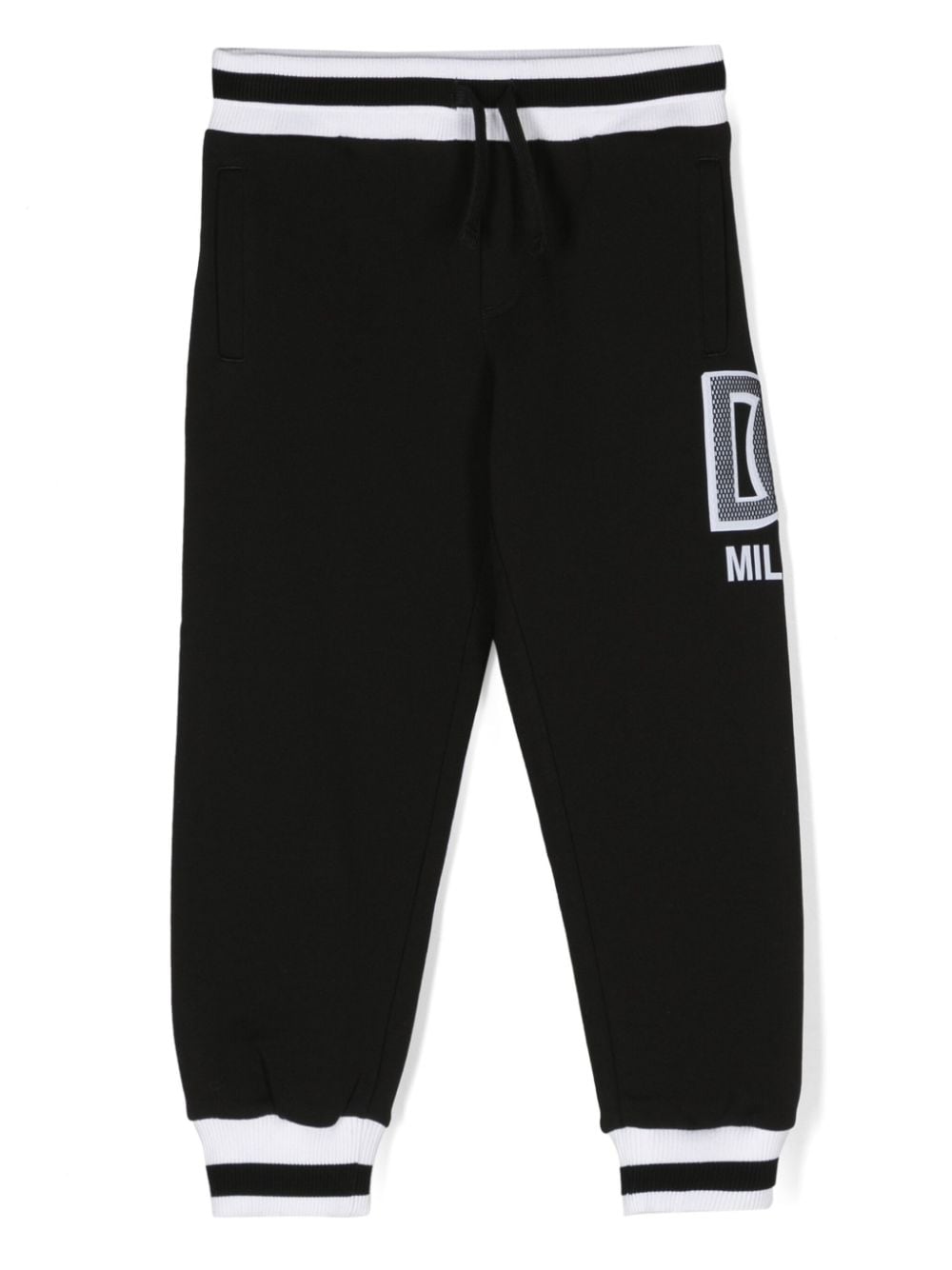 Pantaloni sportivi con applicazione logo - Rubino Kids