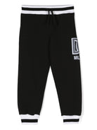 Pantaloni sportivi con applicazione logo - Rubino Kids