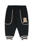 Pantaloni sportivi con applicazione logo - Rubino Kids