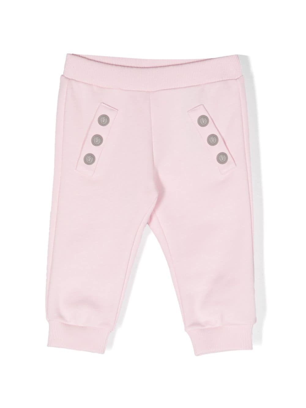 Pantaloni sportivi con bottoni goffrati - Rubino Kids