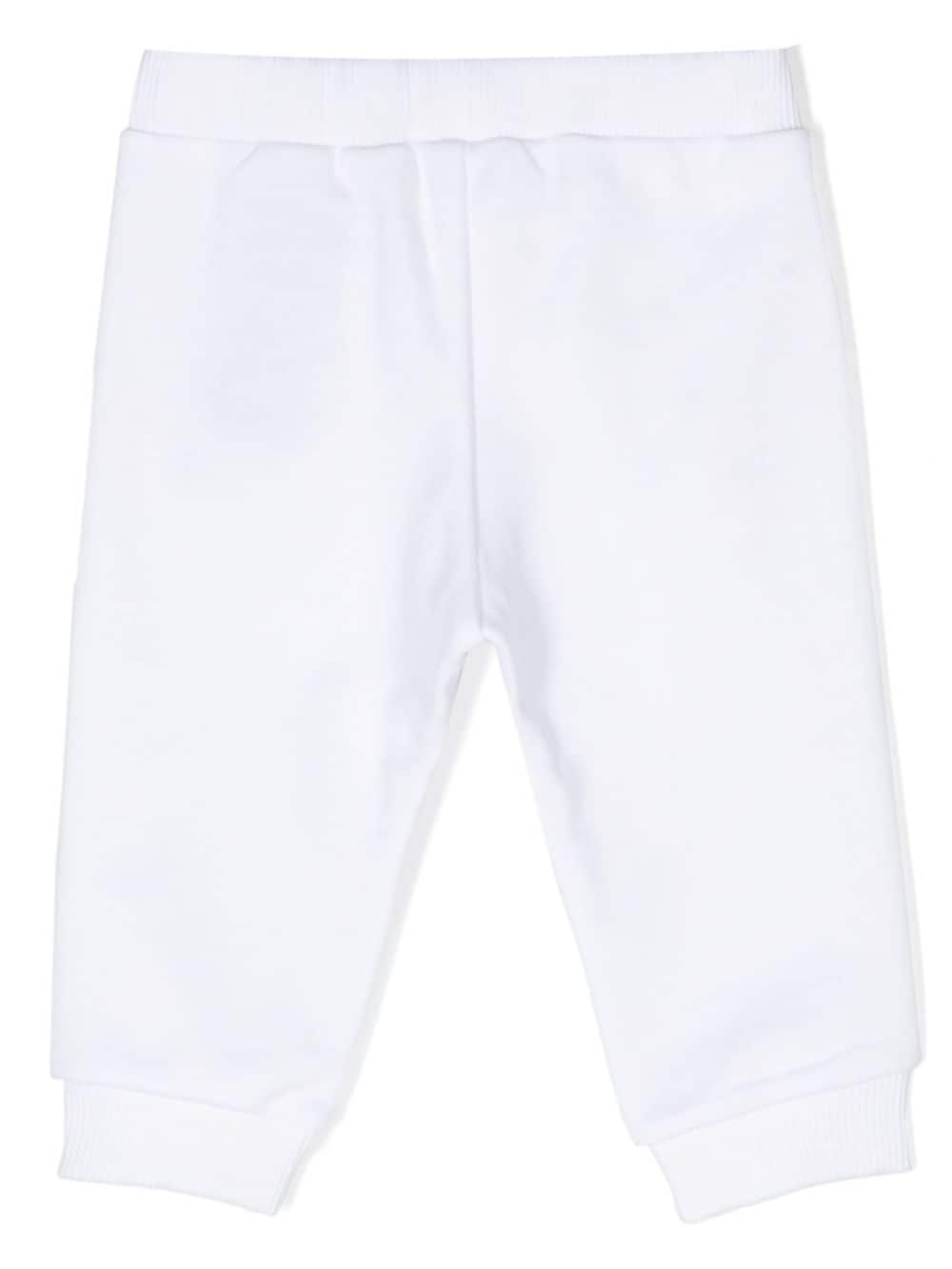 Pantaloni sportivi con bottoni goffrati - Rubino Kids