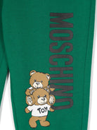 Pantaloni sportivi con motivo Teddy Bear - Rubino Kids