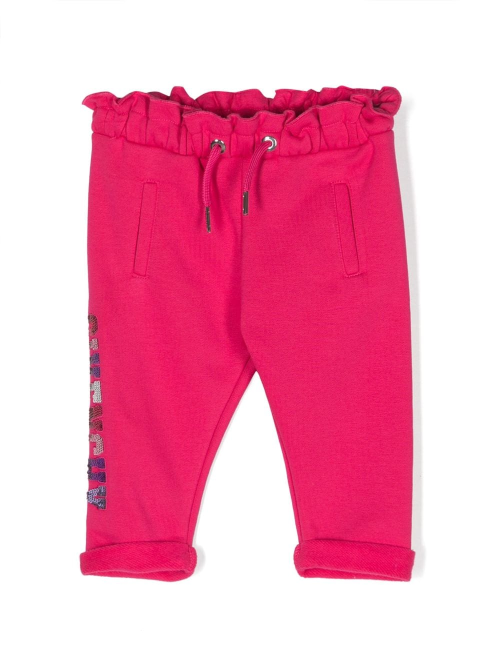 Pantaloni sportivi con paillettes - Rubino Kids
