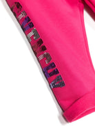 Pantaloni sportivi con paillettes - Rubino Kids