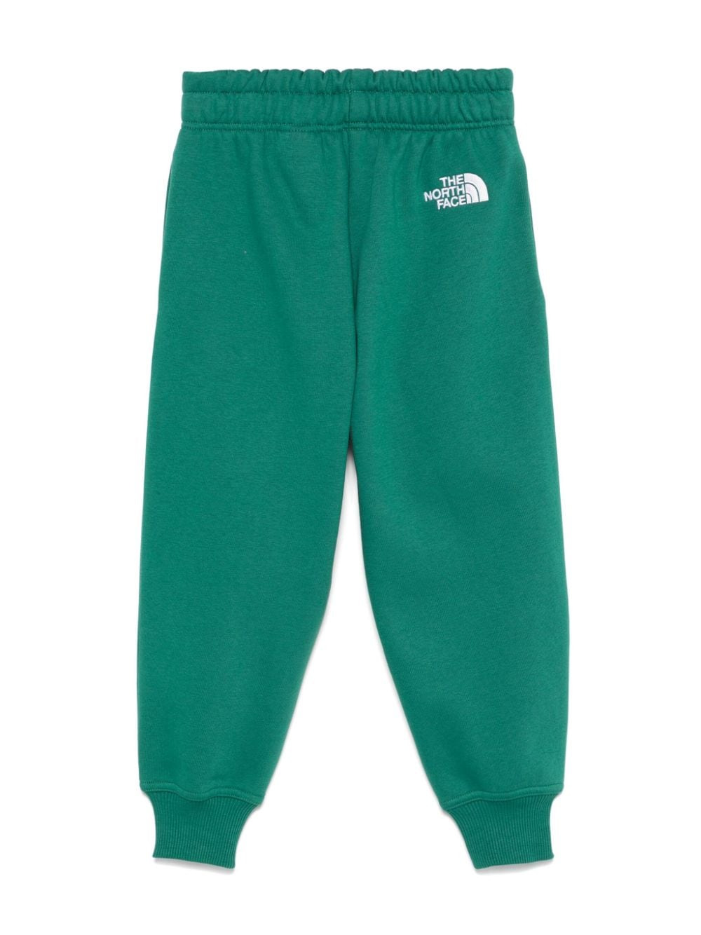 Pantaloni sportivi con ricamo per bambino The North Face Kids verde con due tasche laterali - Rubino Kids