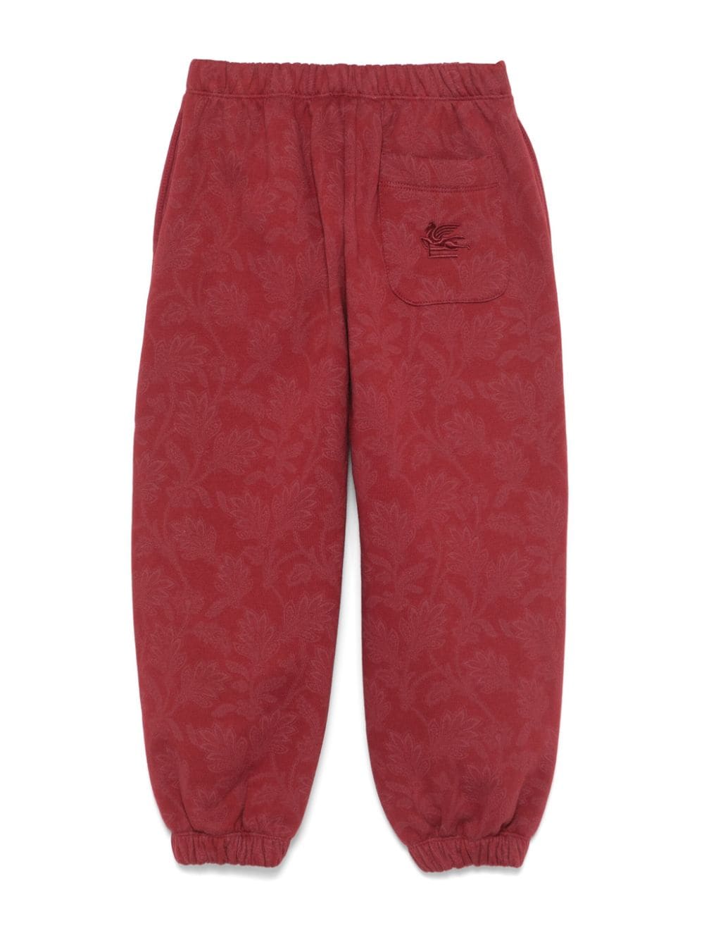 Pantaloni sportivi con stampa paisley per bambino ETRO KIDS rosso con vita elasticizzata - Rubino Kids