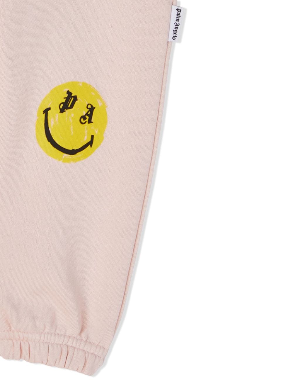 Pantaloni sportivi con stampa smiley face - Rubino Kids