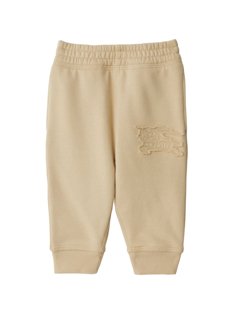 Pantaloni sportivi EKD per neonato Burberry Kids beige con gamba affusolata - Rubino Kids