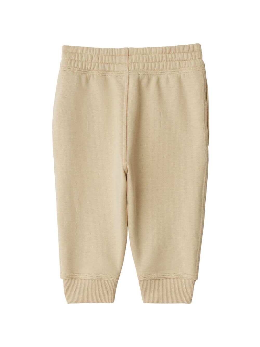 Pantaloni sportivi EKD per neonato Burberry Kids beige con gamba affusolata - Rubino Kids