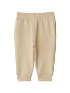 Pantaloni sportivi EKD per neonato Burberry Kids beige con gamba affusolata - Rubino Kids