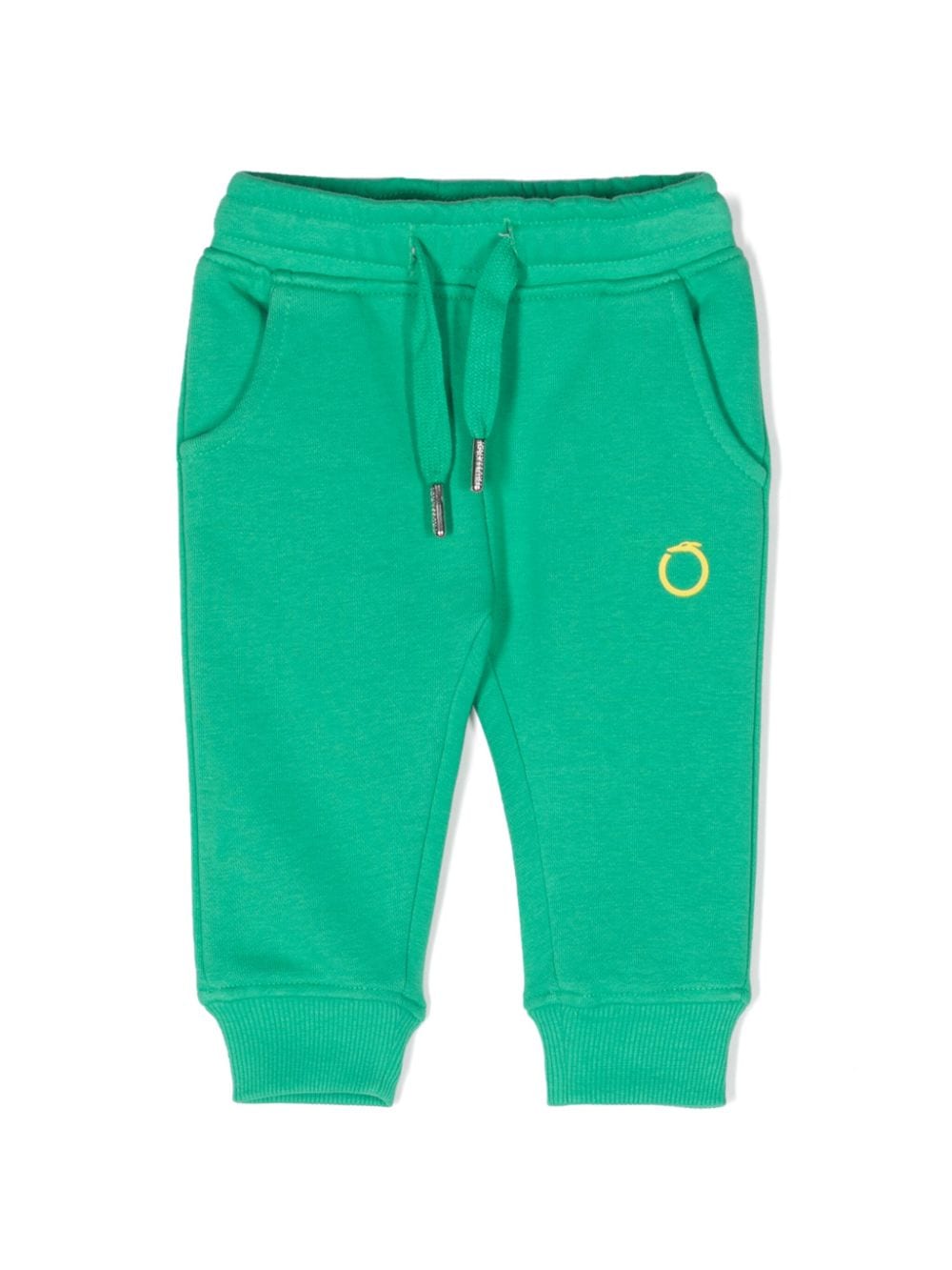 Pantaloni sportivi in ??cotone con applicazione logo - Rubino Kids