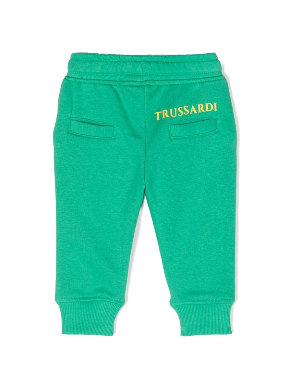 Pantaloni sportivi in ??cotone con applicazione logo - Rubino Kids