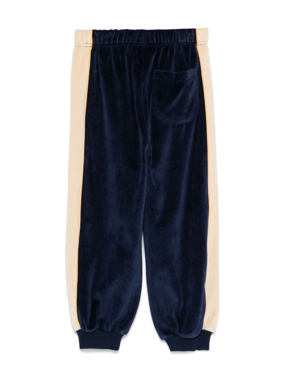 Pantaloni sportivi per bambina JELLYMALLOW blu con applicazione laterale Love - Rubino Kids