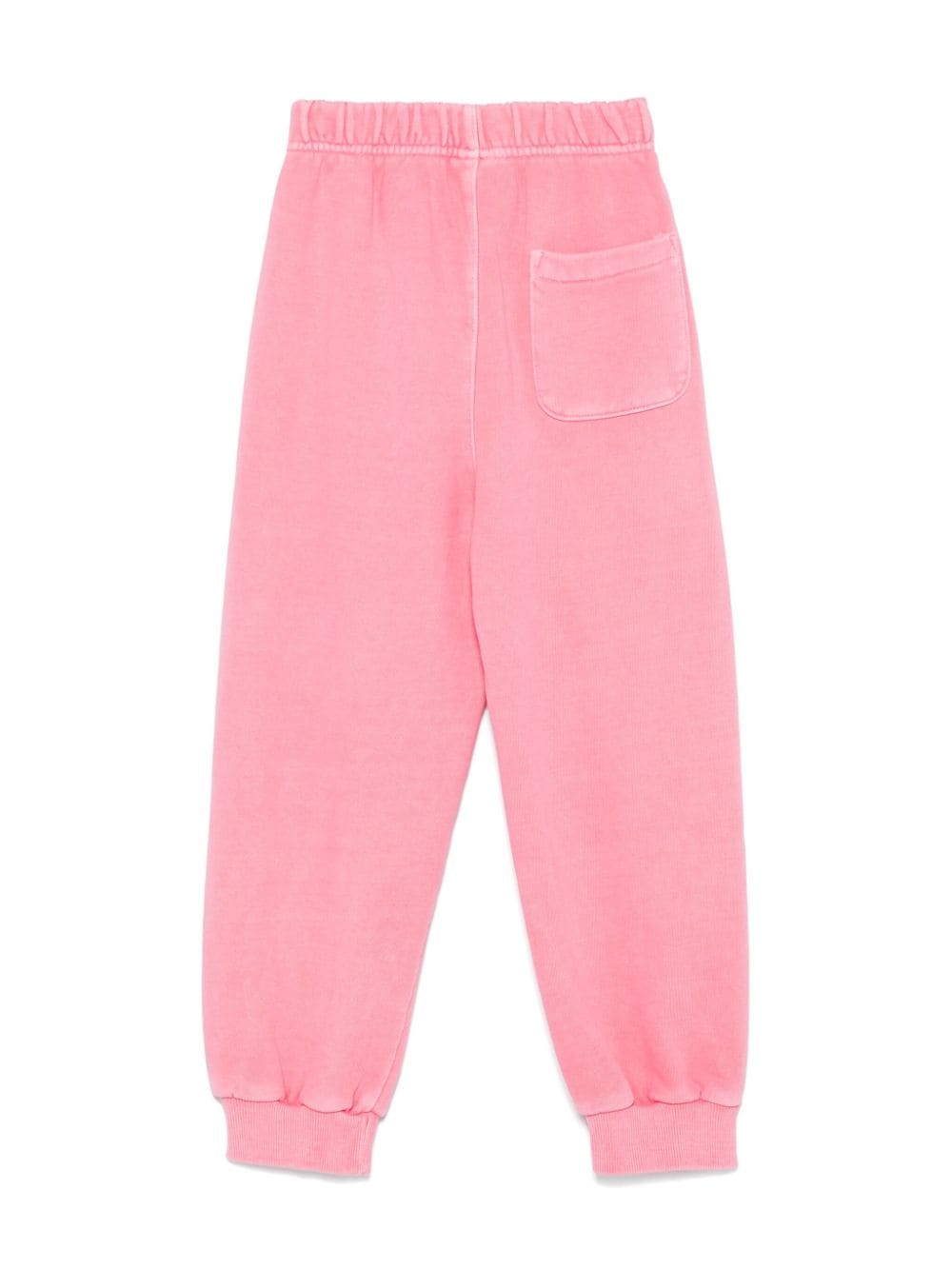 Pantaloni sportivi per bambina JELLYMALLOW rosa con stampa Love - Rubino Kids