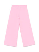 Pantaloni sportivi per bambina Monnalisa x Barbie rosa con gamba larga - Rubino Kids