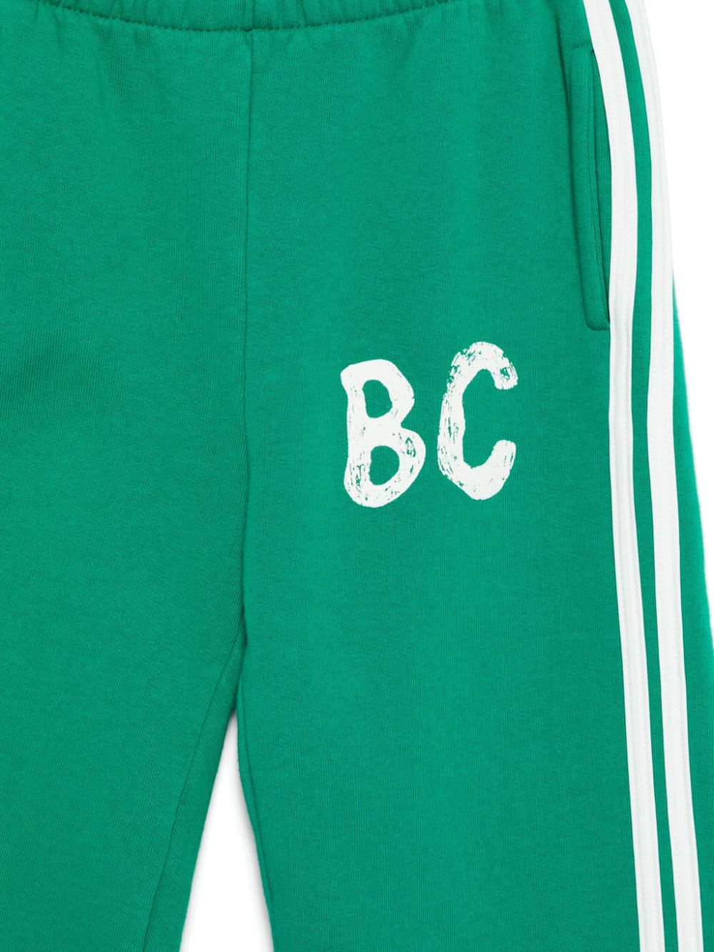 Pantaloni sportivi per bambino Bobo Choses Shadow verde con logo BC - Rubino Kids