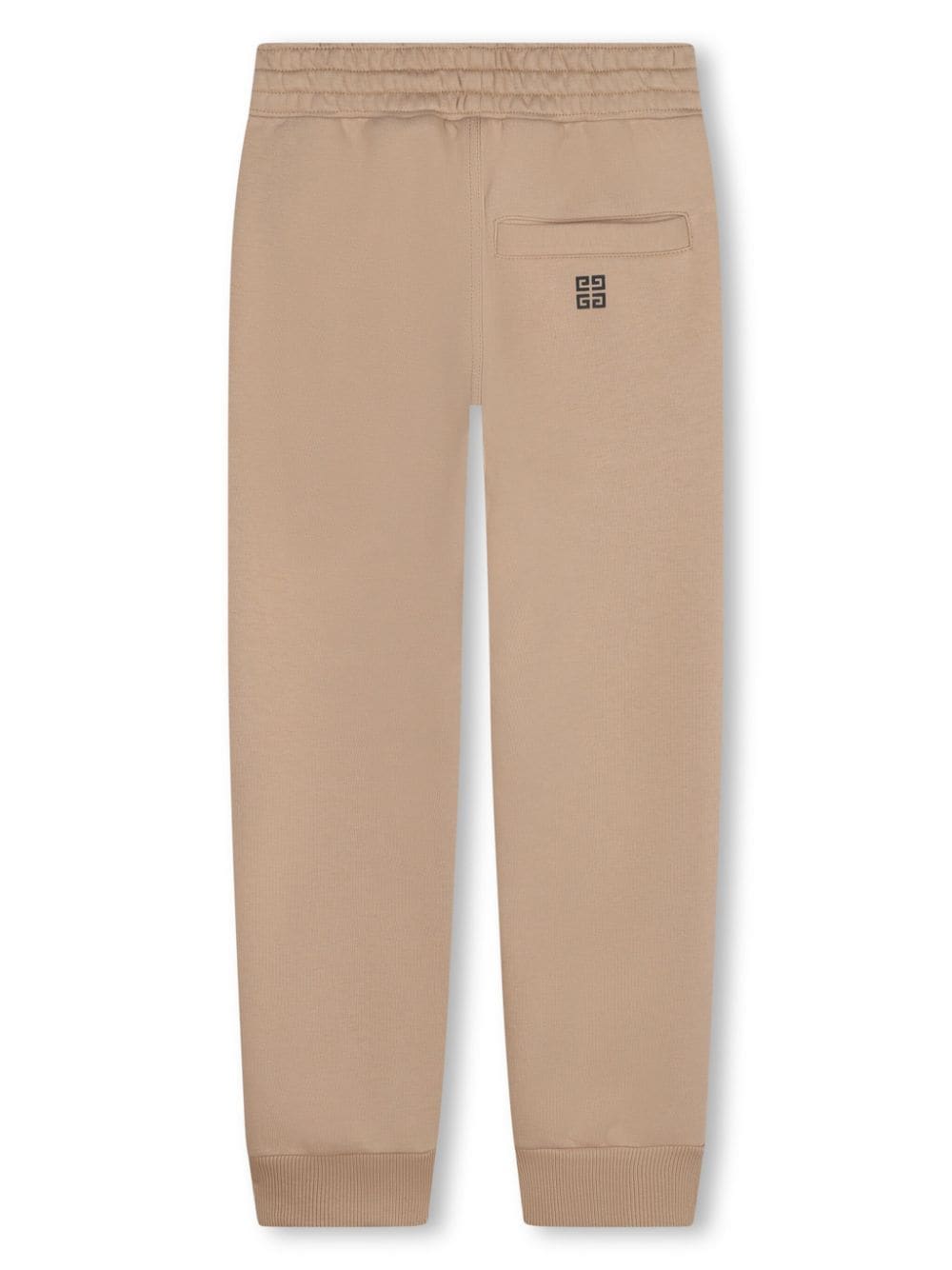 Pantaloni sportivi per bambino Givenchy Kids beige con stampa logo sul cavallo - Rubino Kids