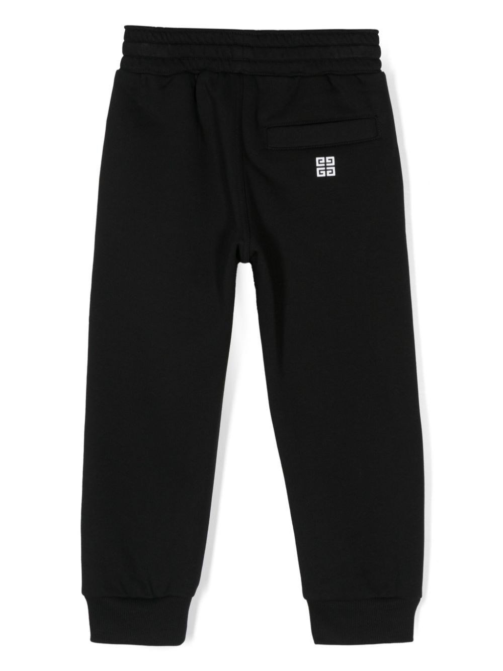 Pantaloni sportivi per bambino Givenchy Kids nero con stampa logo sul cavallo - Rubino Kids