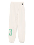 Pantaloni sportivi per bambino Puma Kids Getting Crafty bianco con stampa sulla gamba - Rubino Kids