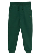 Pantaloni sportivi per bambino Ralph Lauren Kids verde con motivo Polo Pony - Rubino Kids