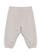Pantaloni sportivi per neonato Mini Rodini grigio con applicazione con logo - Rubino Kids