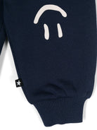 Pantaloni sportivi per neonato Molo Simeon blu con stampa smiley - Rubino Kids