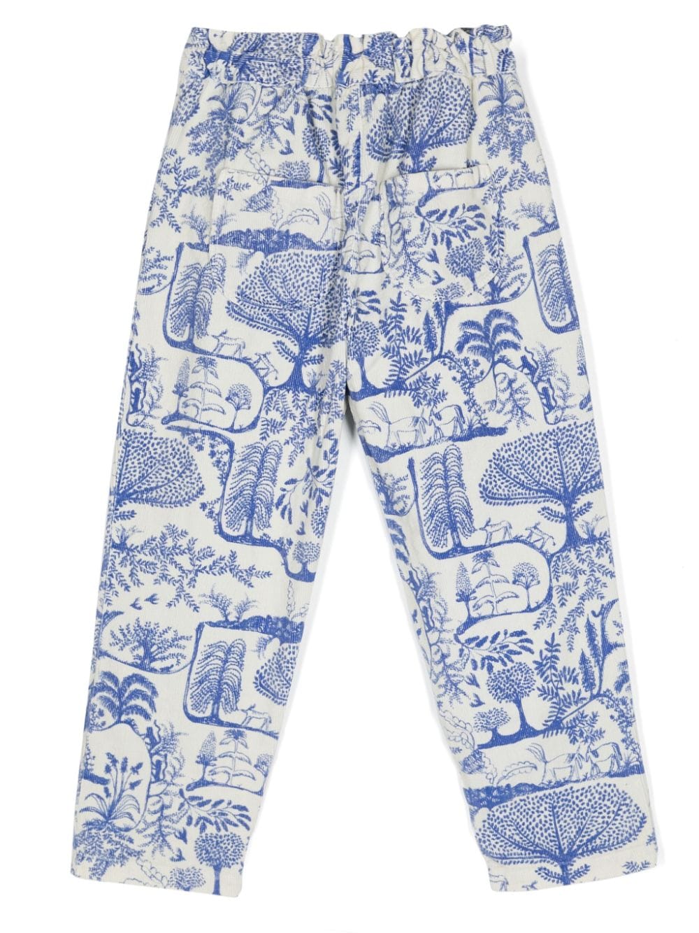 Pantaloni Wonderland per bambino Bobo Choses bianco con velluto a coste - Rubino Kids