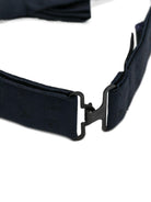 Papillon per bambino Emporio Armani Kids blu con motivo jacquard con aquila - Rubino Kids