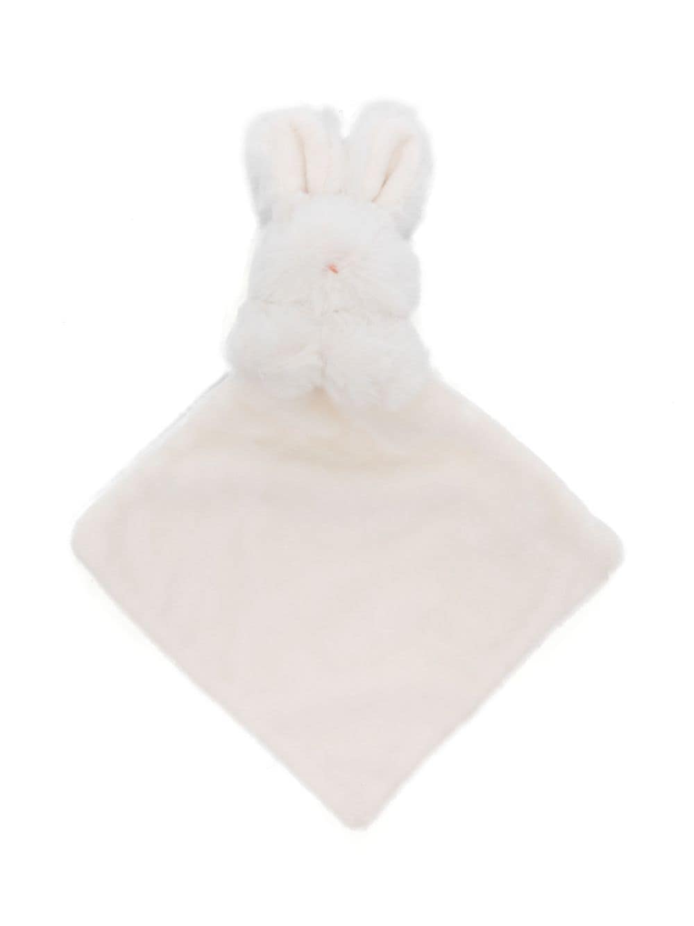 Peluche coniglio per neonati Bonpoint Doudou bianco effetto lana - Rubino Kids