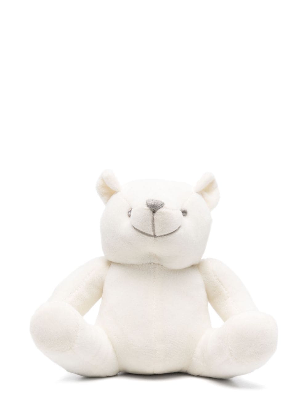 Peluche orso per neonato Paz Rodriguez bianco con design imbottito - Rubino Kids